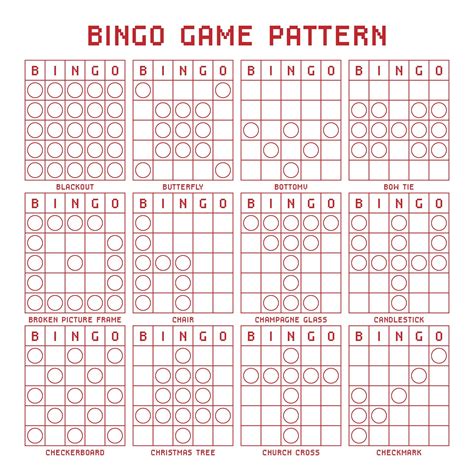 basic bingo game patterns|Bingo Patterns Guide: 21+ Different Patterns You Should Know .